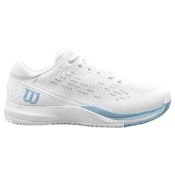 Wilson Women's Rush Pro Ace Tennis Shoes White & Baby Blue