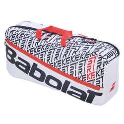 Babolat Pure Strike White and Red Duffle Tennis Bag