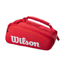 Wilson Super Tour 2021 15 Pack Red Tennis Bag