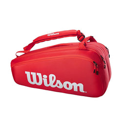 Wilson Super Tour 2021 9 Pack Red Tennis Bag