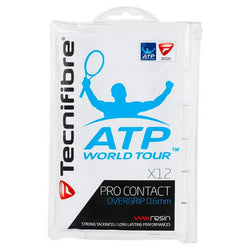 Tecnifibre Pro Players Tennis Overgrip 12 Pack White